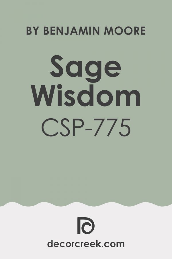 Sage Wisdom CSP 775 Paint Color By Benjamin Moore DecorCreek