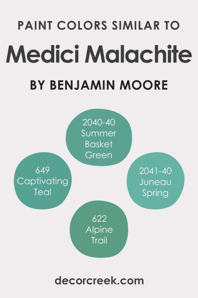 Medici Malachite 600 Paint Color By Benjamin Moore DecorCreek