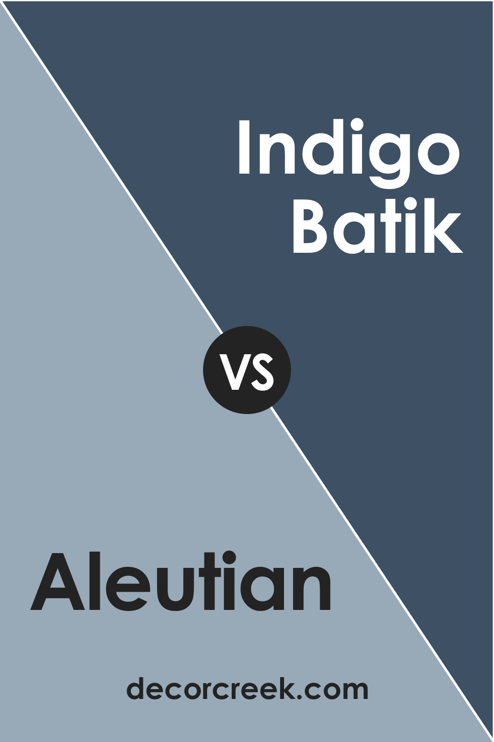 Aleutian vs Indigo Batik