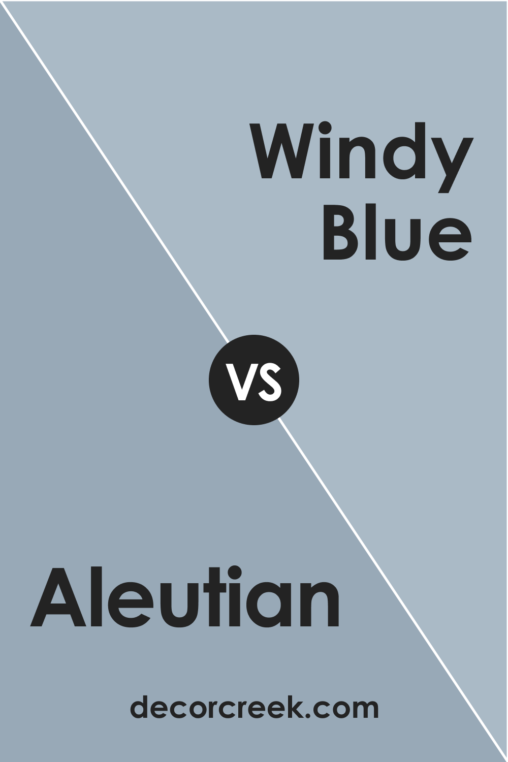 Aleutian vs Windy Blue