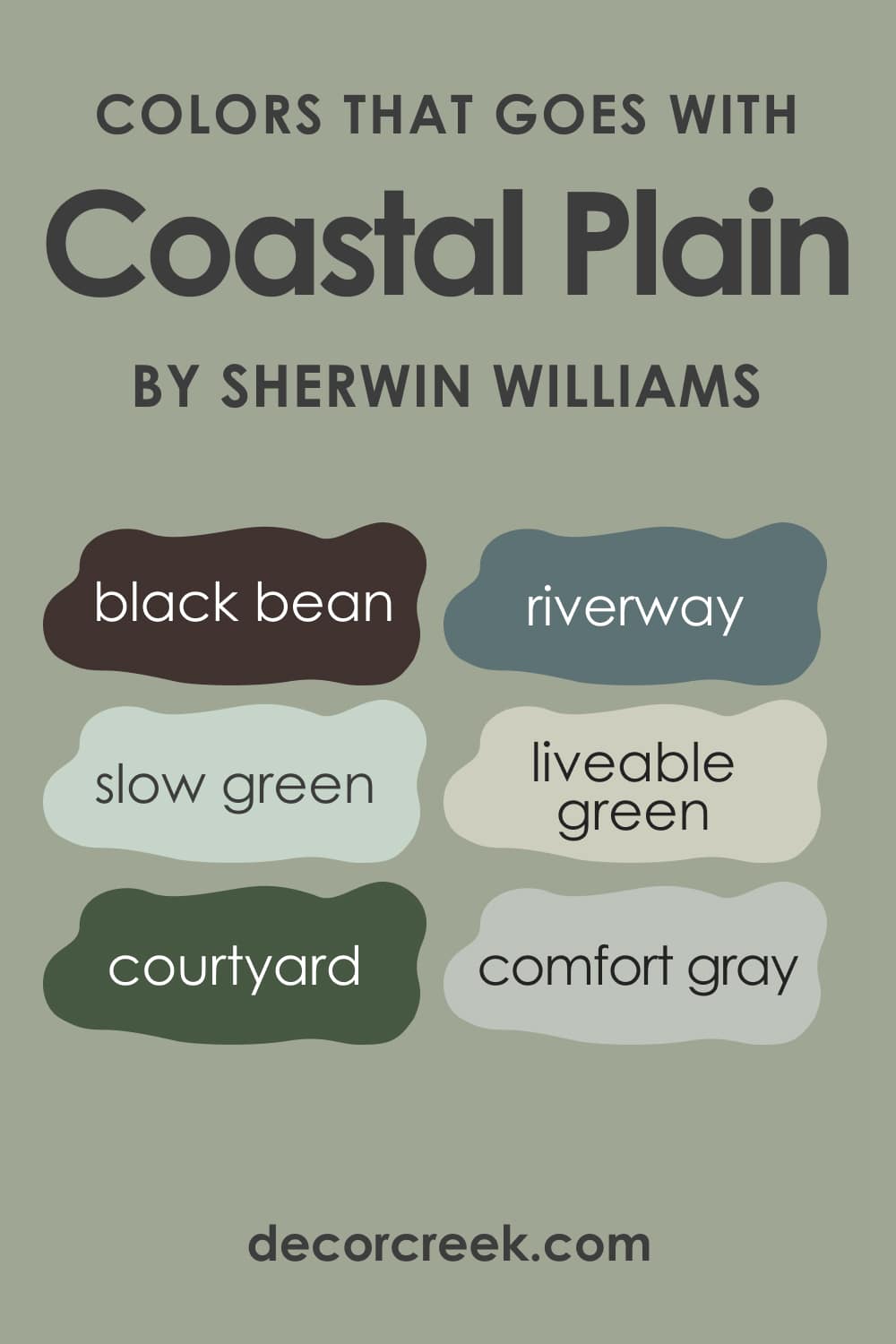 Colors That Go With SW Coastal Plain Paint Color