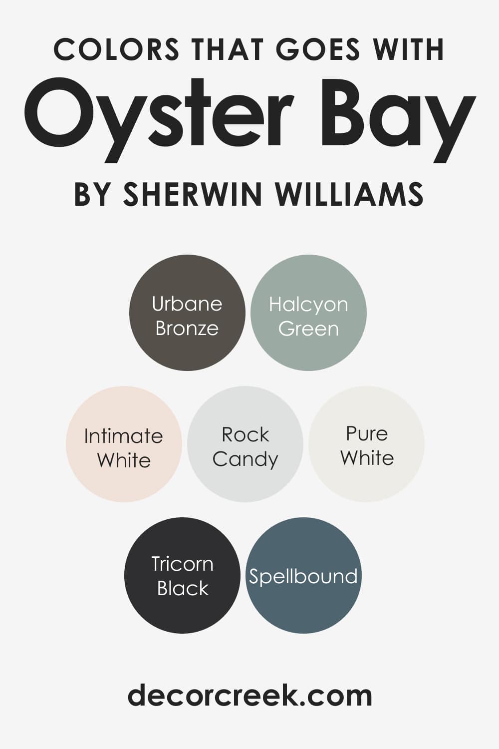 Colors That Go With SW Oyster Bay Paint Color