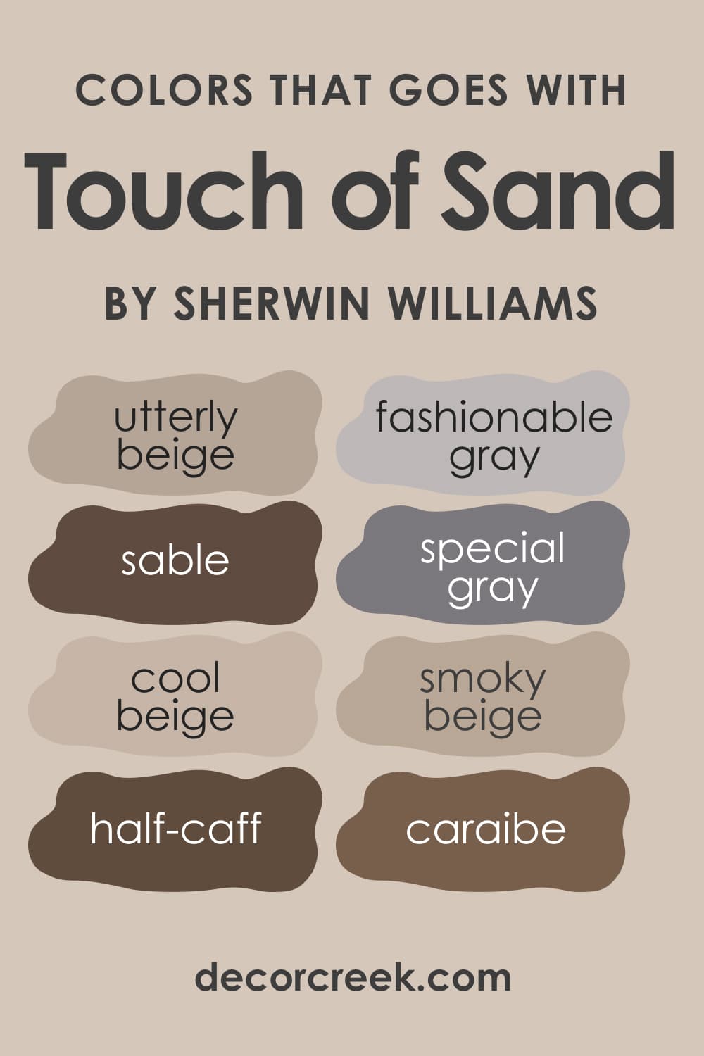 Colors That Go With SW Touch of Sand Paint Color
