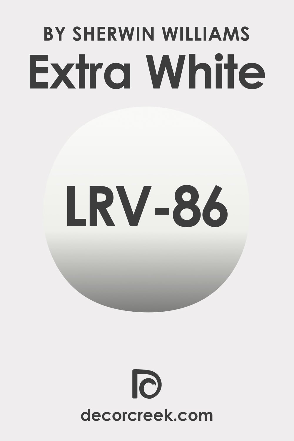 LRV of SW Extra White Paint Color