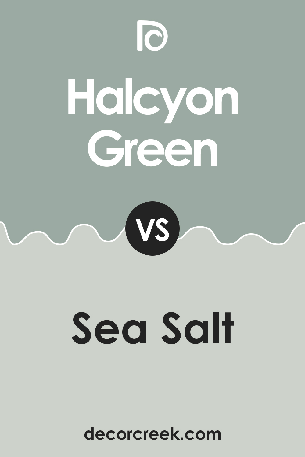 Halcyon Green vs Sea Salt
