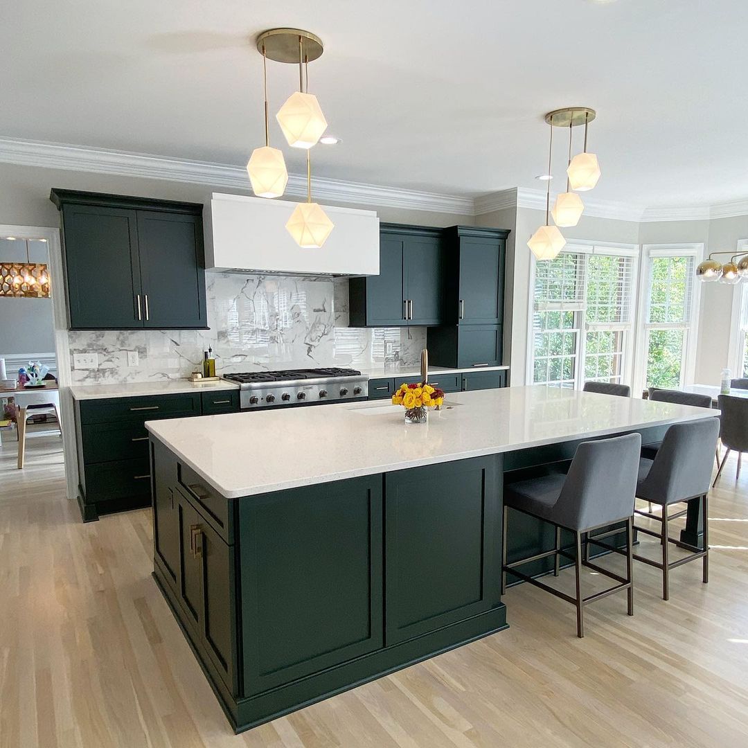How to use Jasper SW-6216 for the kitchen with white counter tops