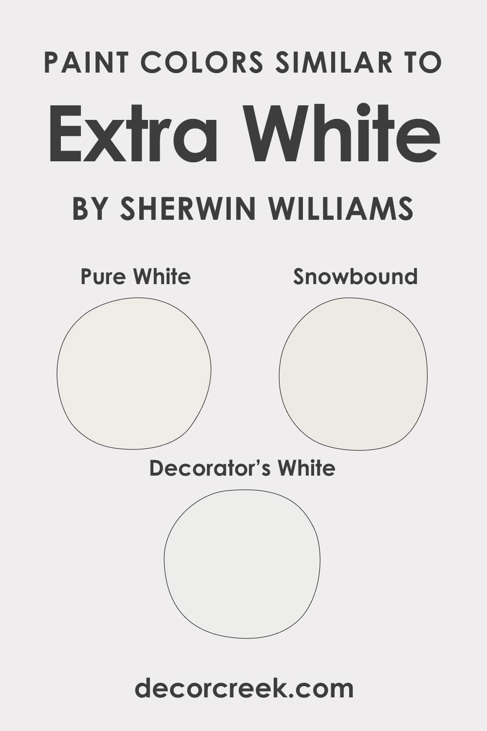 Paint Colors Similar to SW Extra White