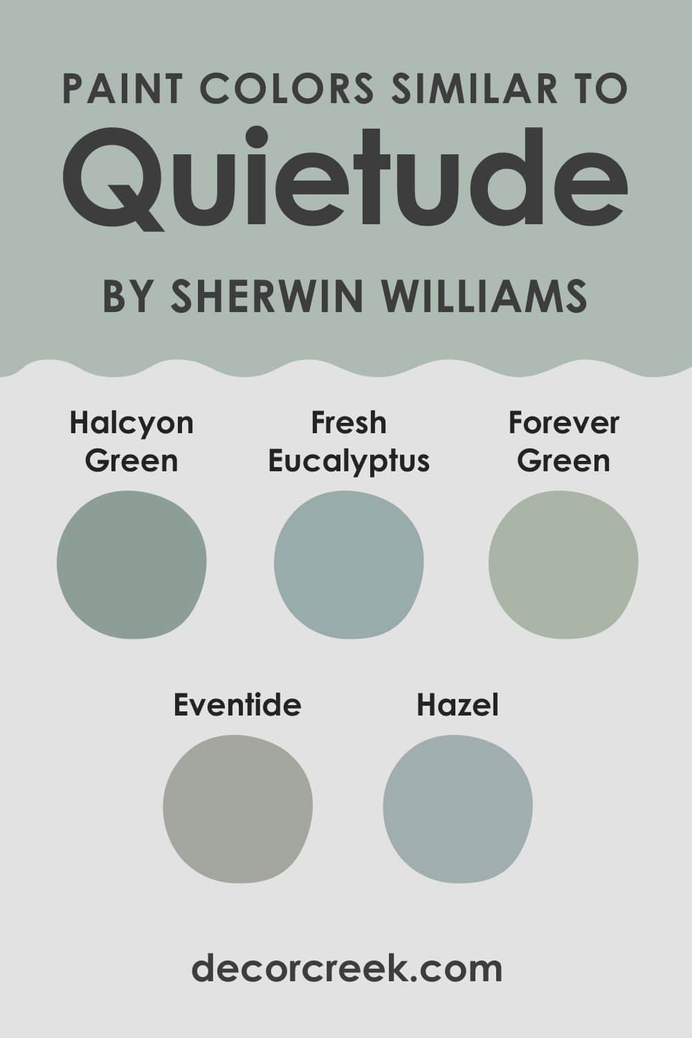 Paint Colors Similar to Quietude