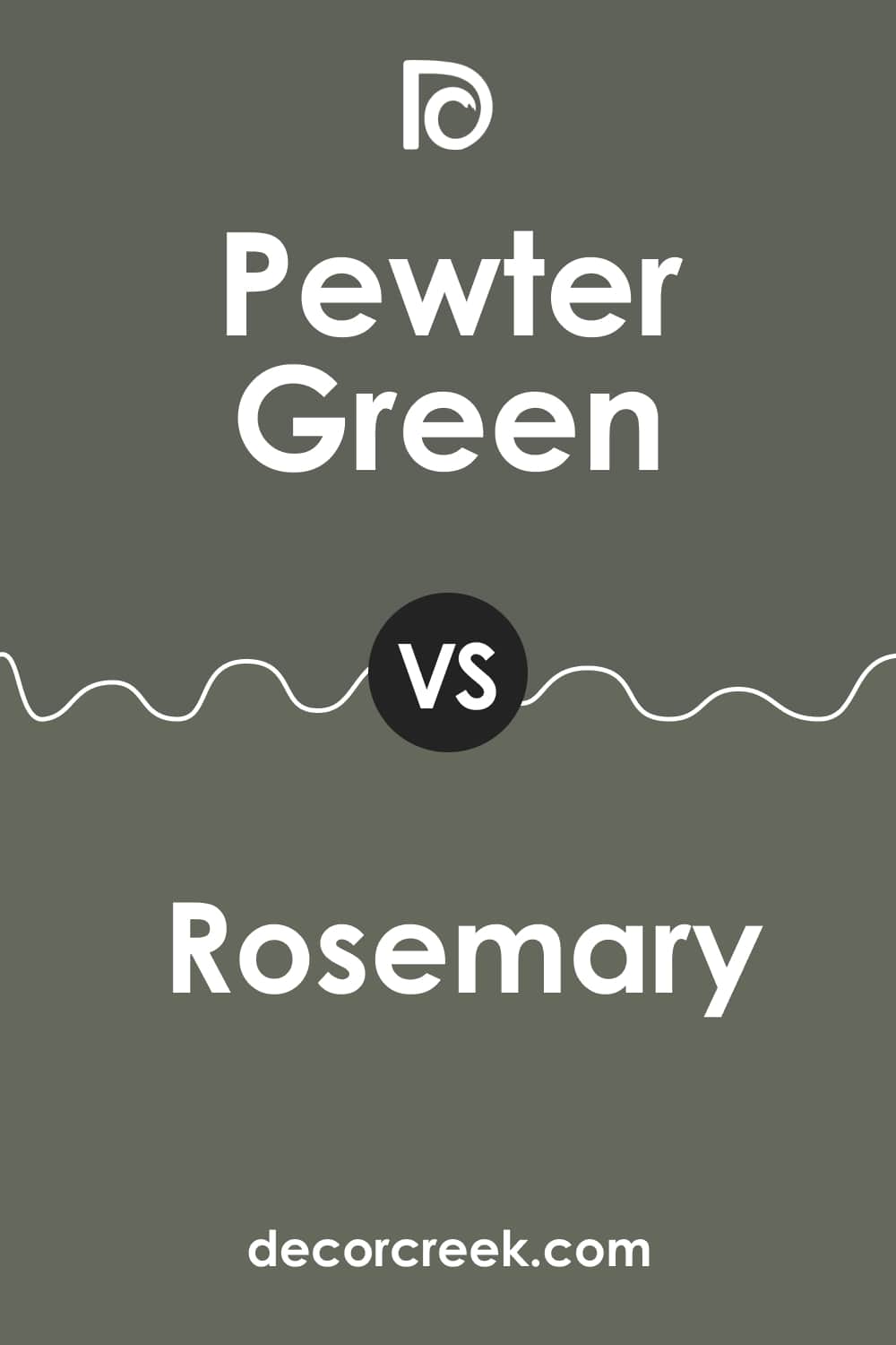 Pewter Green vs Rosemary