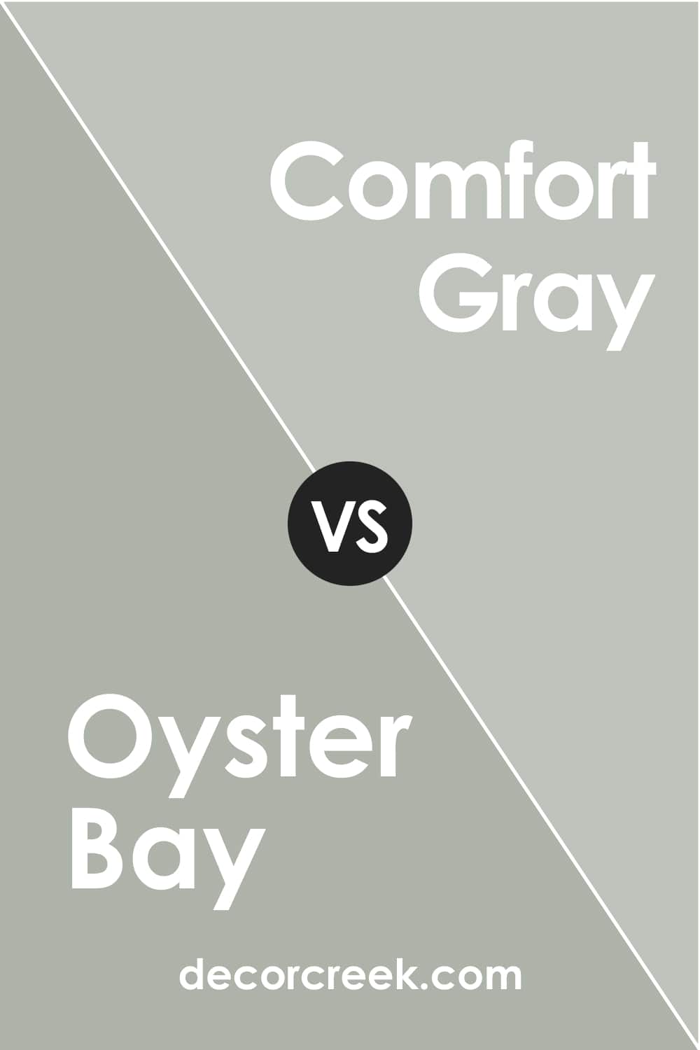 SW Oyster Bay vs SW Comfort Gray