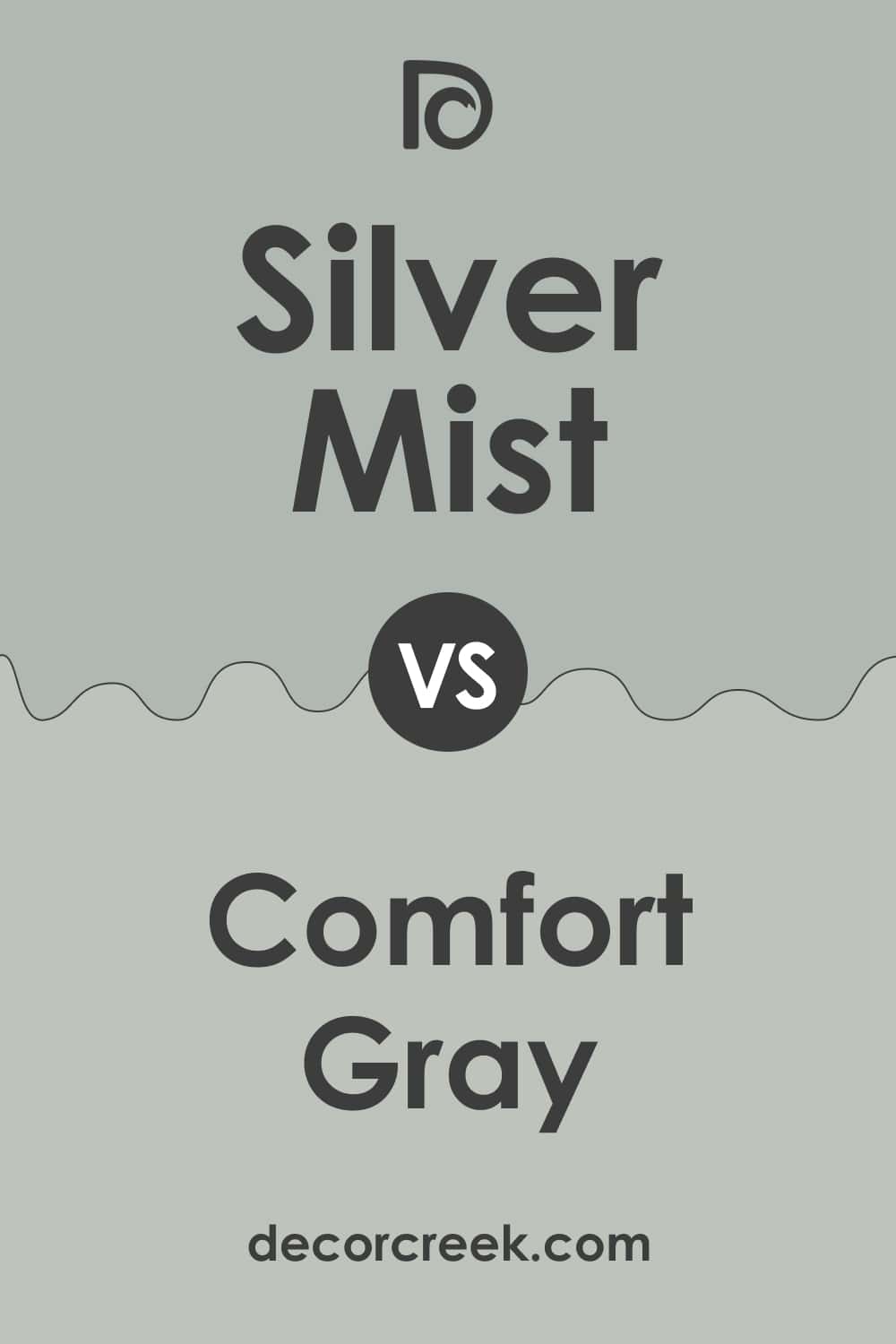 SW Silver Mist vs SW Comfort Gray