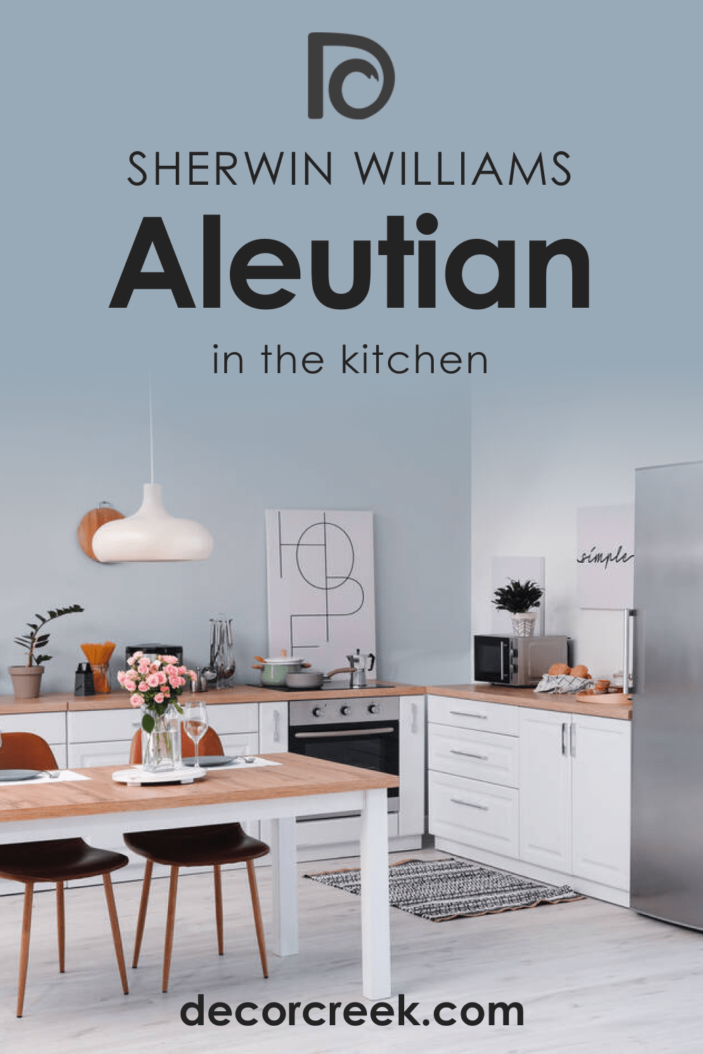 Kitchen of SW Aleutian Paint Color