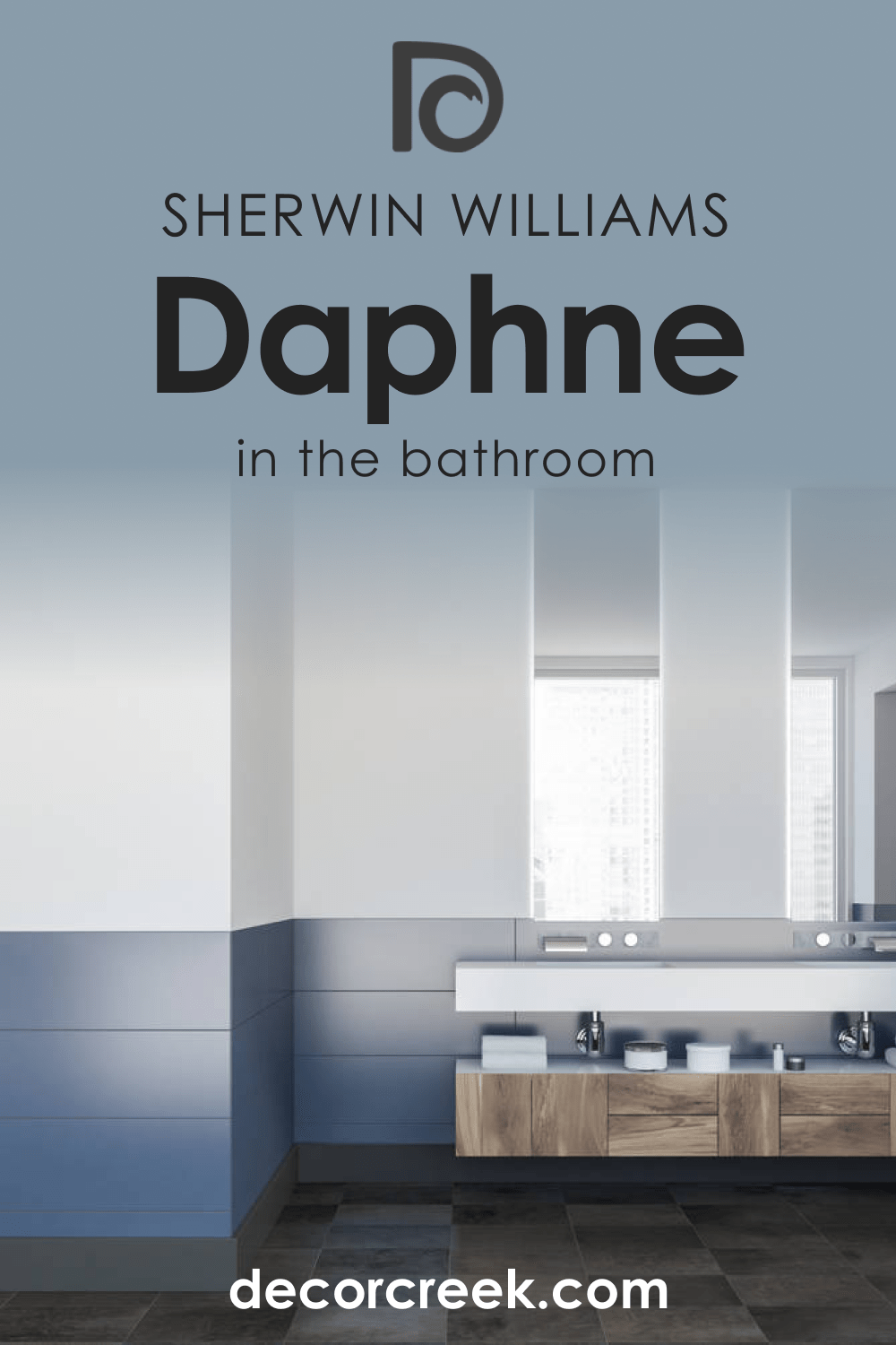 Bathroom with Daphne SW-9151 Paint Color