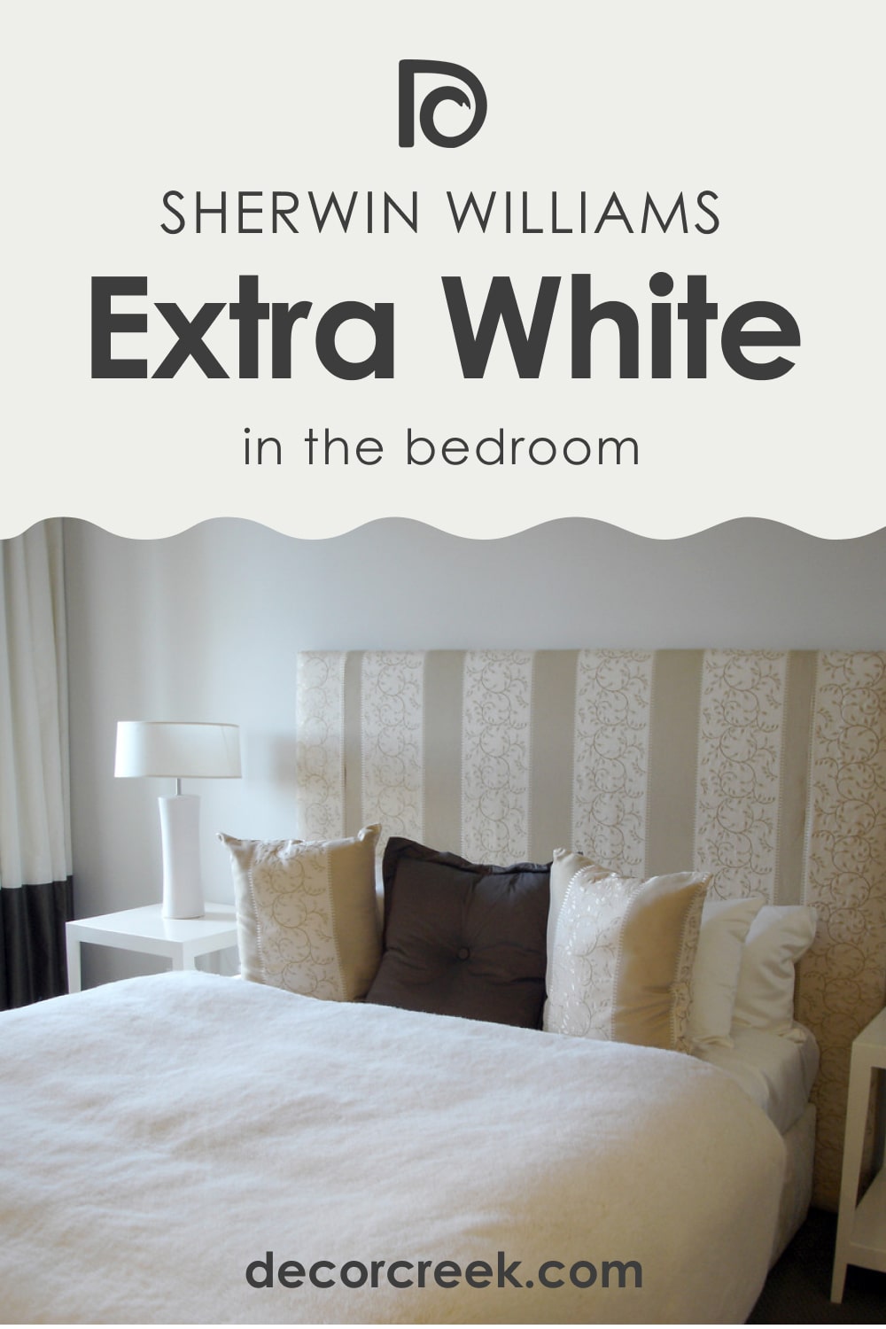 Extra White SW-7006 and Bedroom