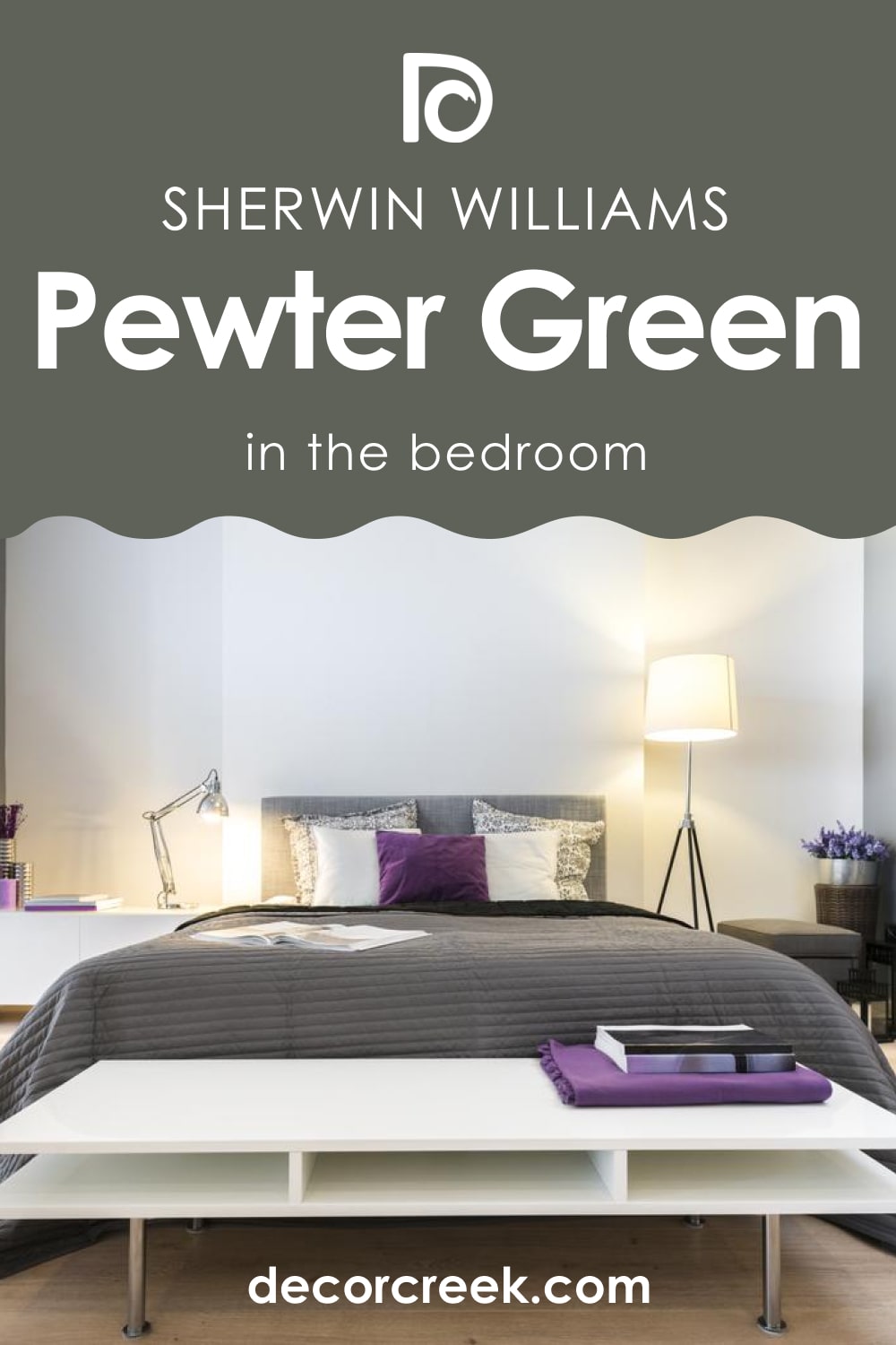 How Pewter Green SW-6208 Works in a Bedroom?