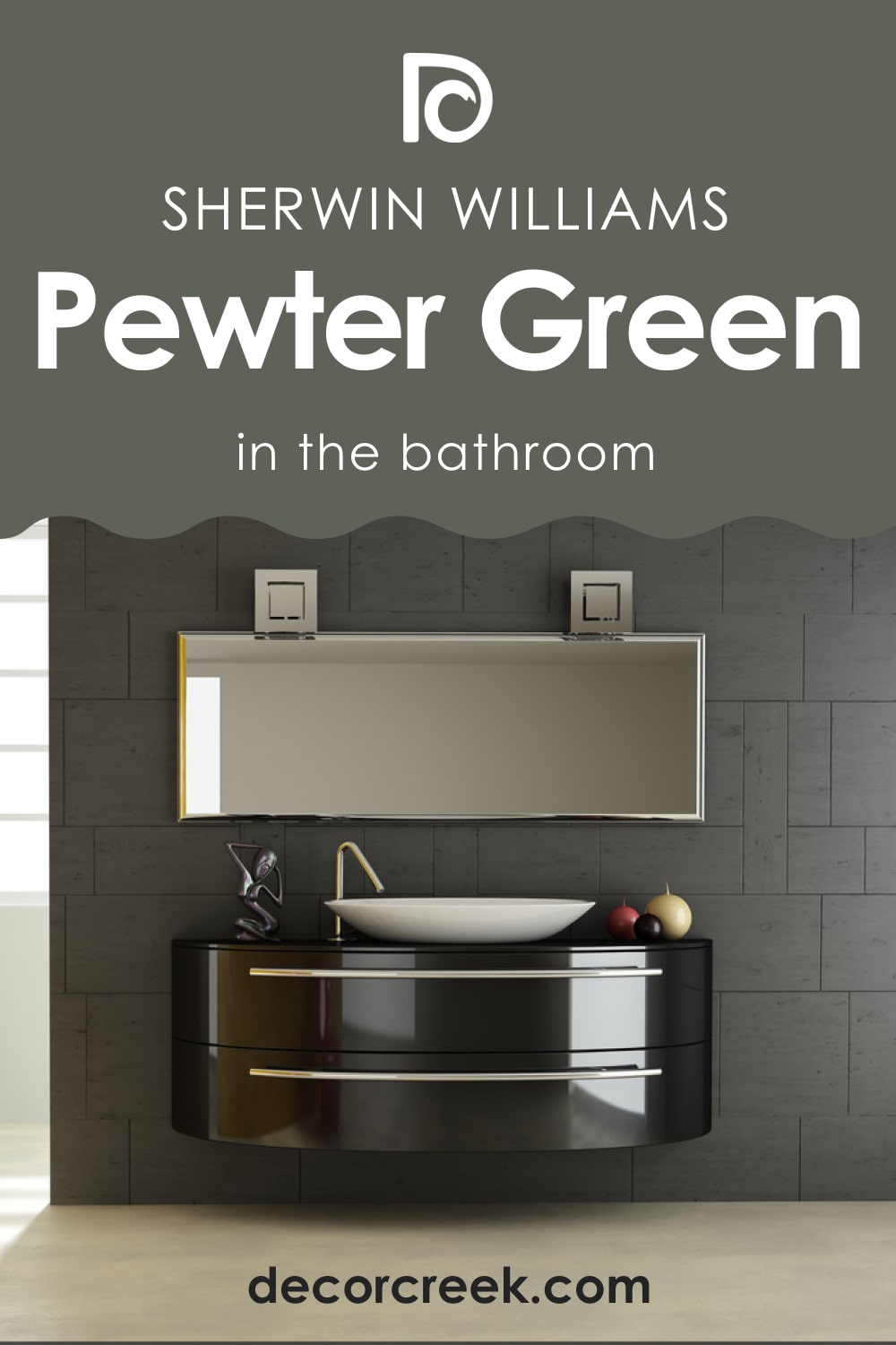 Can I Use Pewter Green Color In My Bathroom?