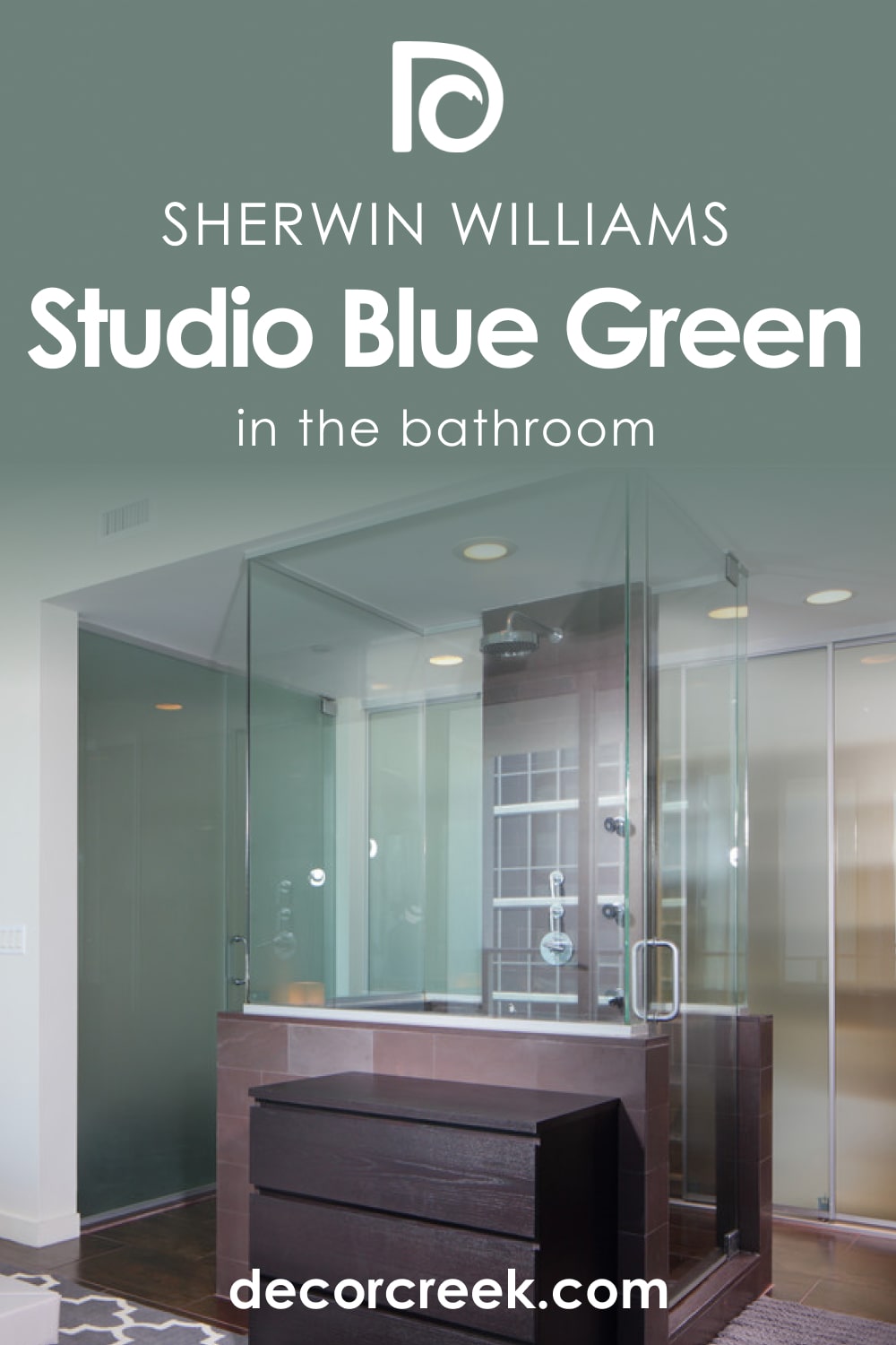 Bathroom and SW Studio Blue Green