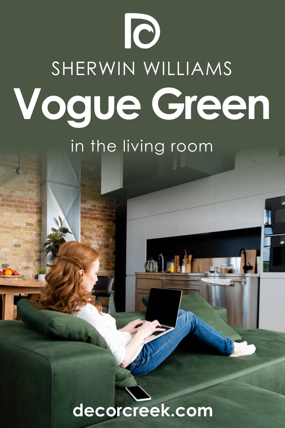 Vogue Green SW-0065 in the Living Room