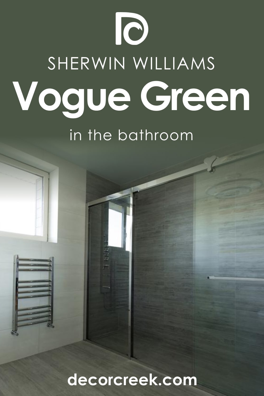 Vogue Green SW-0065 in the Bathroom