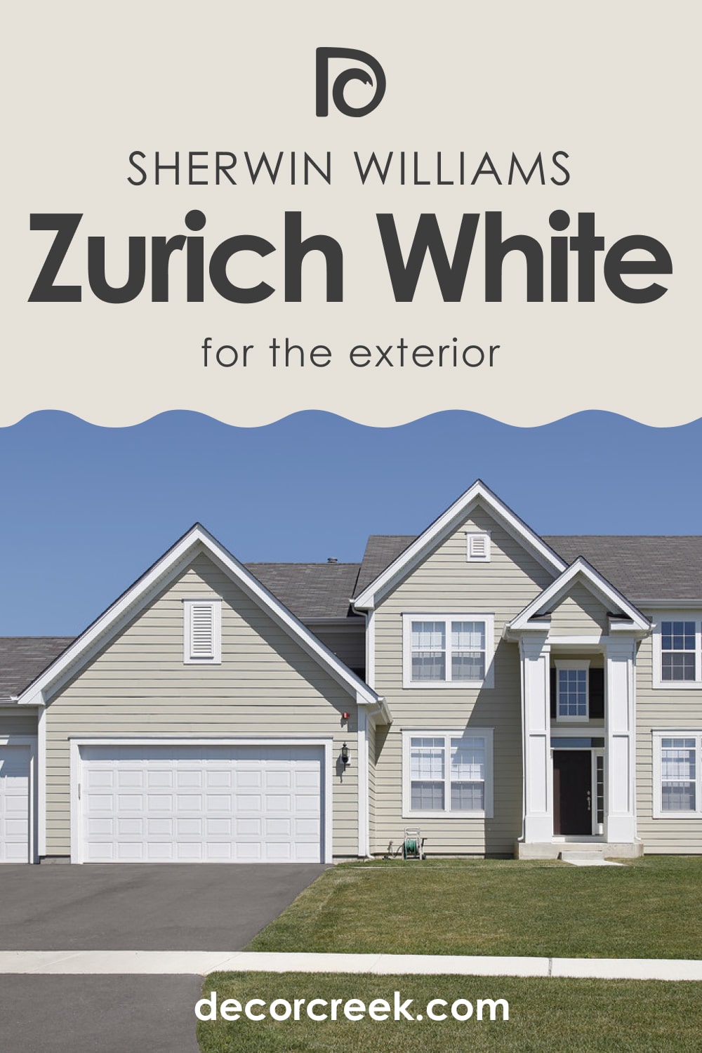 Exterior with Zurich White SW-7626 Paint Color