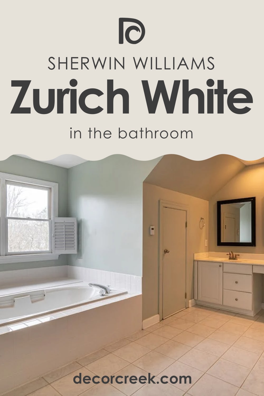 Zurich White SW-7626 in the Bathroom