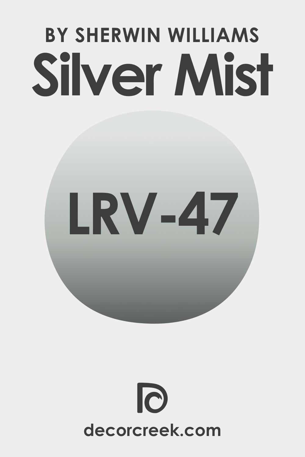 LRV of Silver Mist SW-7621