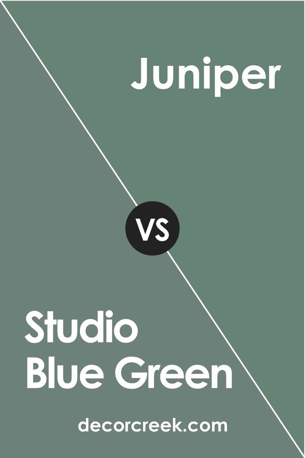 Studio Blue Green vs Juniper