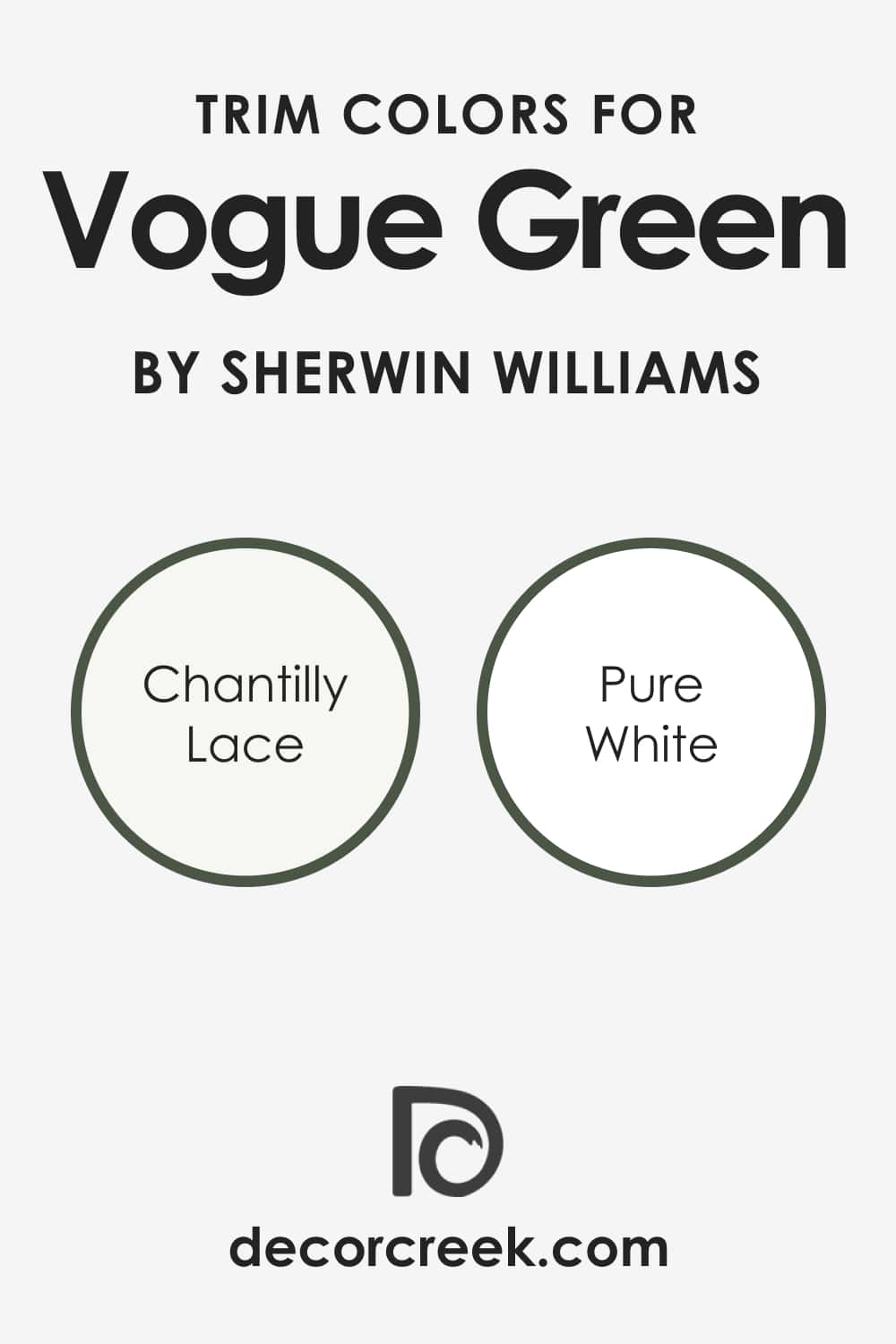 What’s the Best Trim Color For SW Vogue Green?