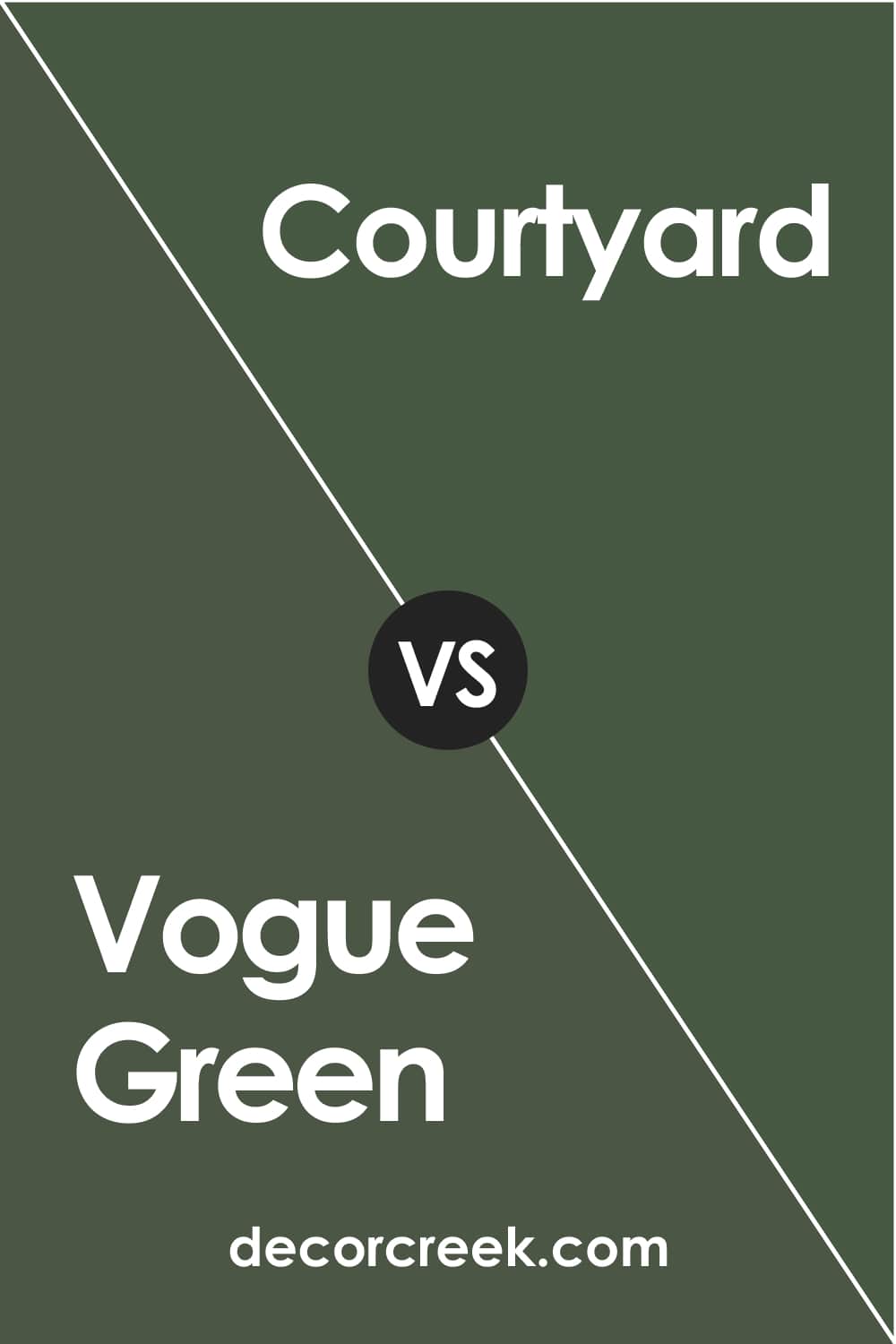 Vogue Green vs Courtyard