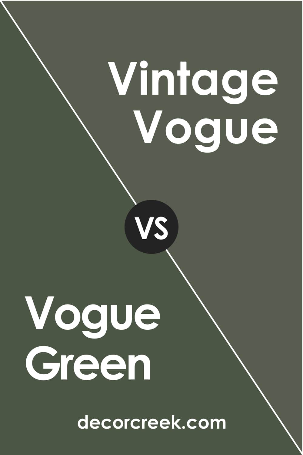 Vogue Green vs Vintage Vogue
