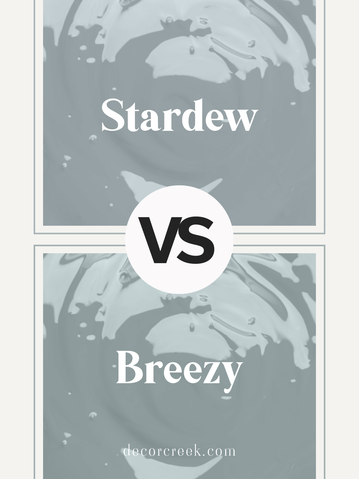 Breezy SW 7616 vs Stardew SW 9138 Sherwin Williams