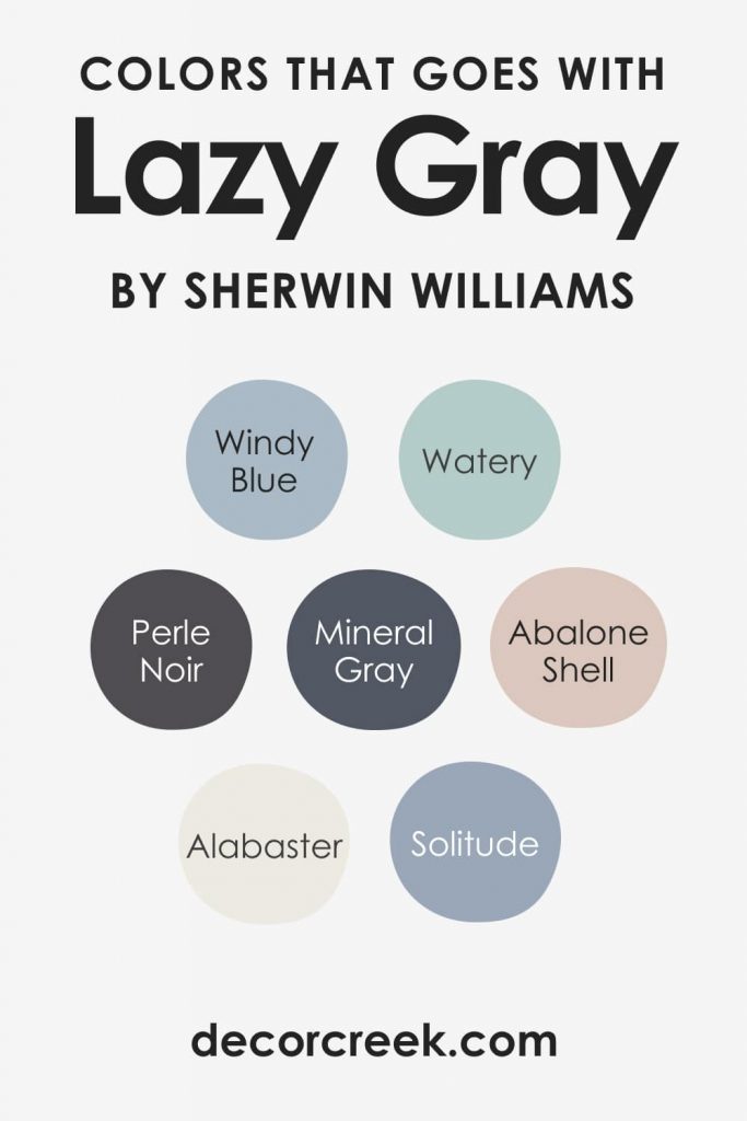 Lazy Gray SW-6254 Sherwin-Williams Paint Color