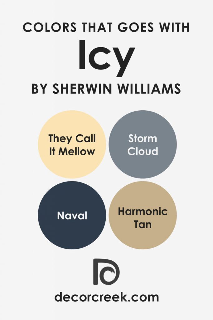 Icy SW-6534 Paint Color by Sherwin-Williams - DecorCreek