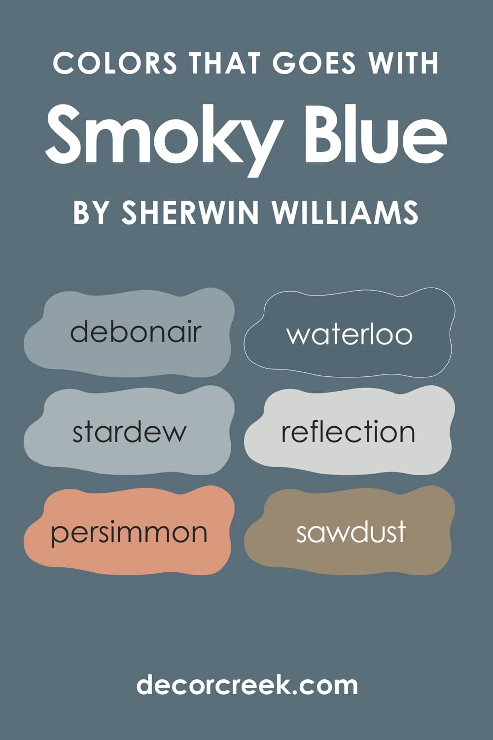 Colors That Go With Smoky Blue SW-7604