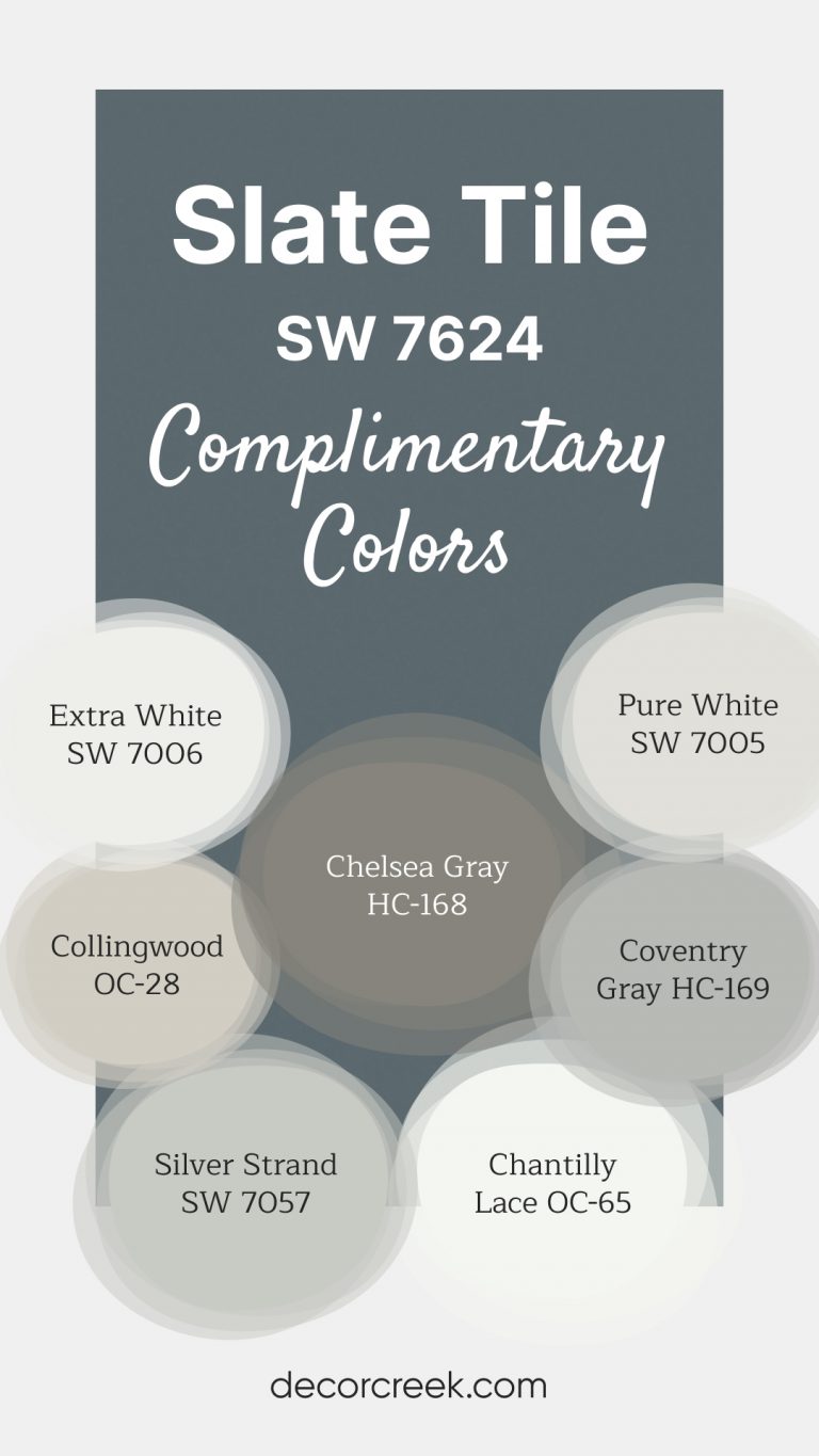 Slate Tile SW-7624 Paint Color by Sherwin-Williams