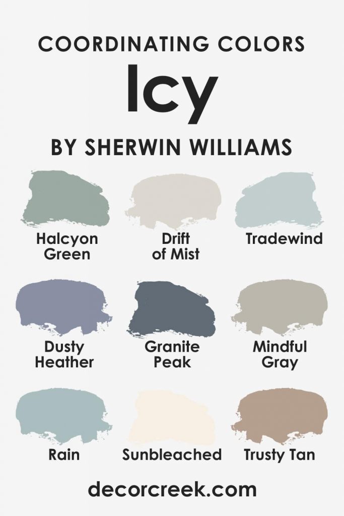 Icy SW-6534 Paint Color by Sherwin-Williams - DecorCreek