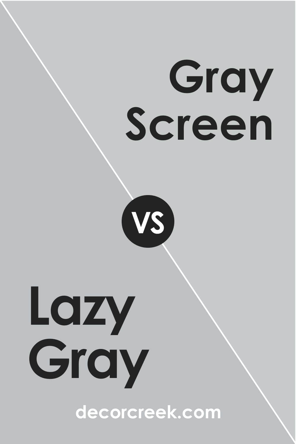 Lazy Gray vs. Gray Screen