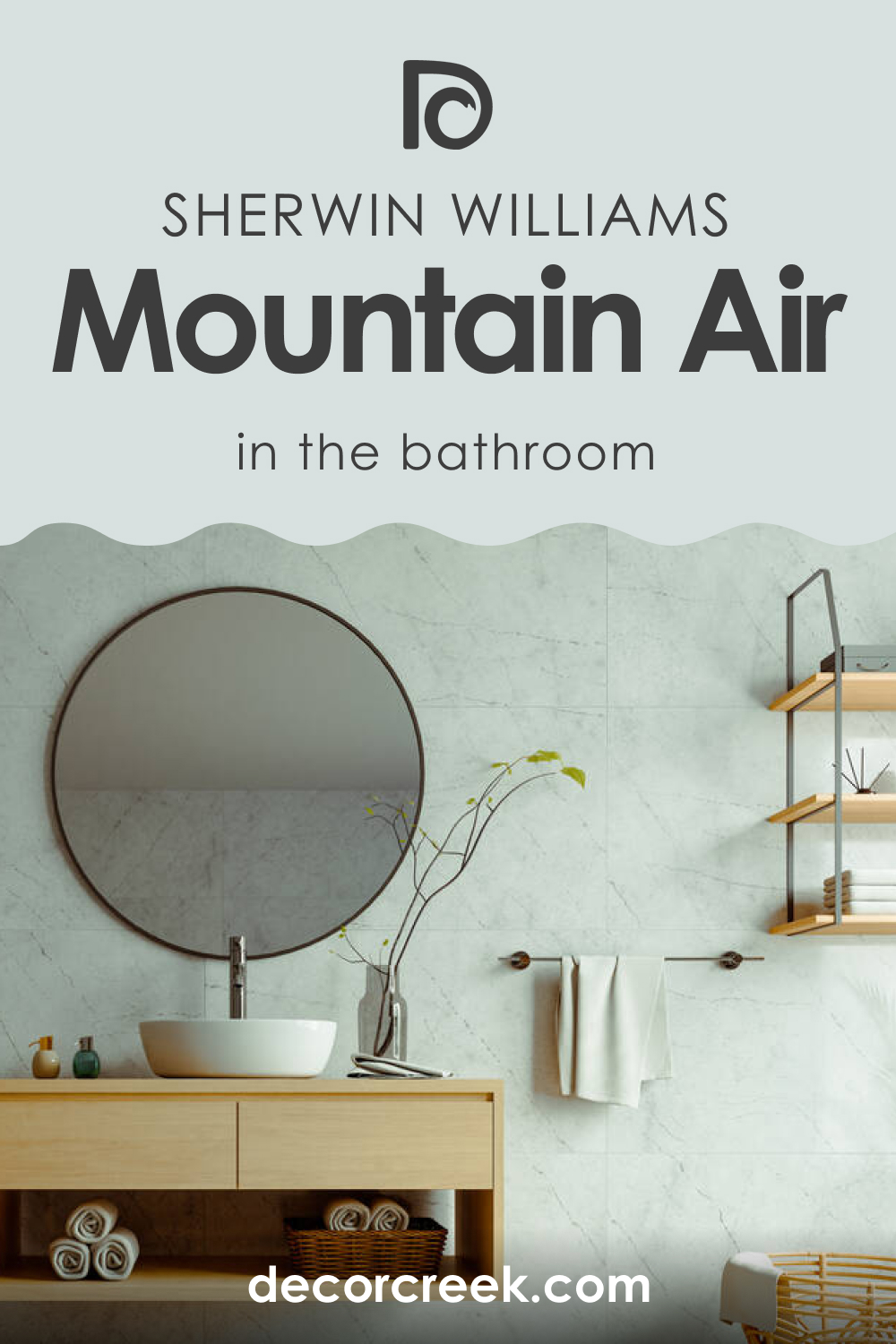 SW Mountain Air for the Bathroom by Sherwin Williams