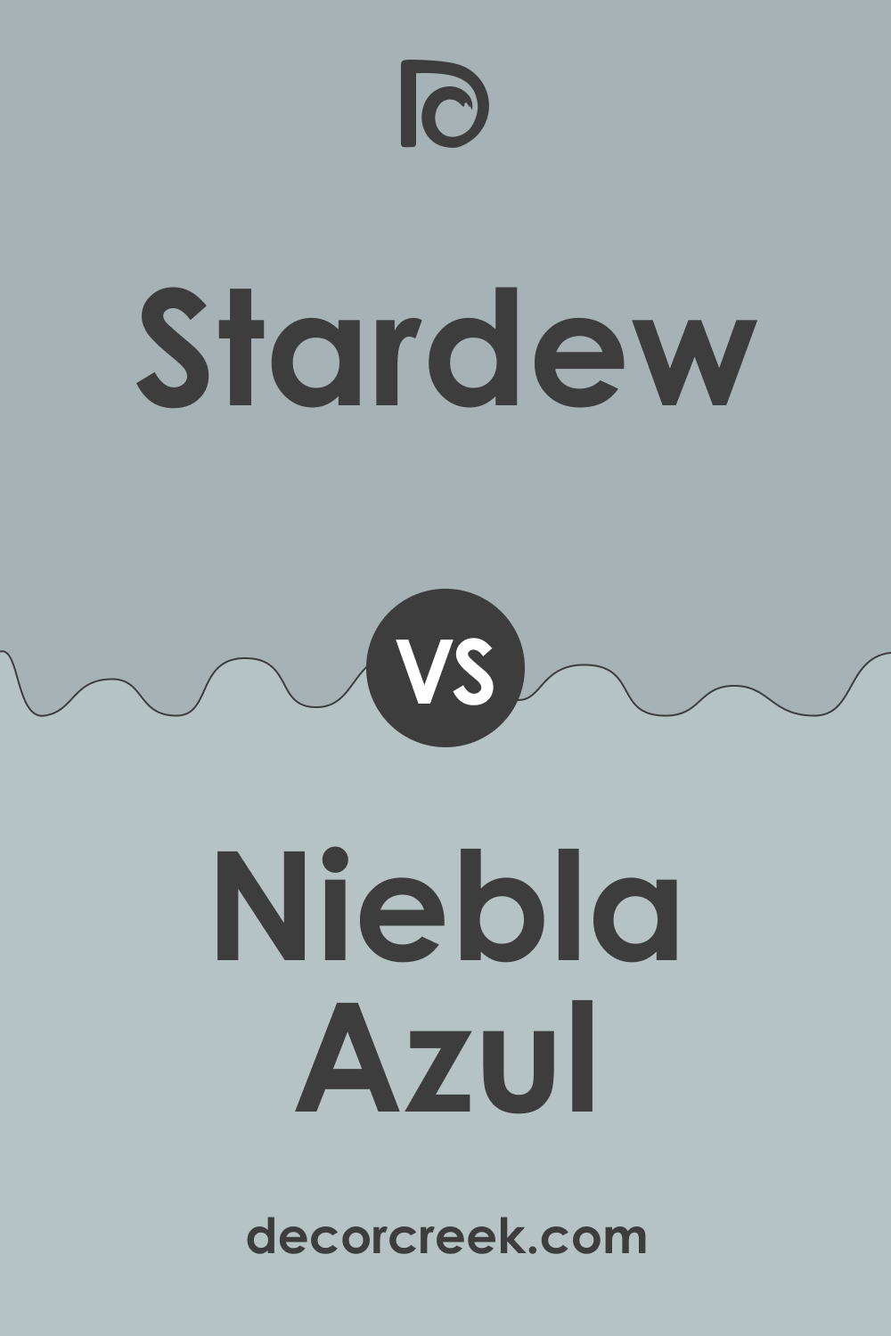 Niebla Azul SW 9137 vs Stardew SW 9138 Sherwin Williams