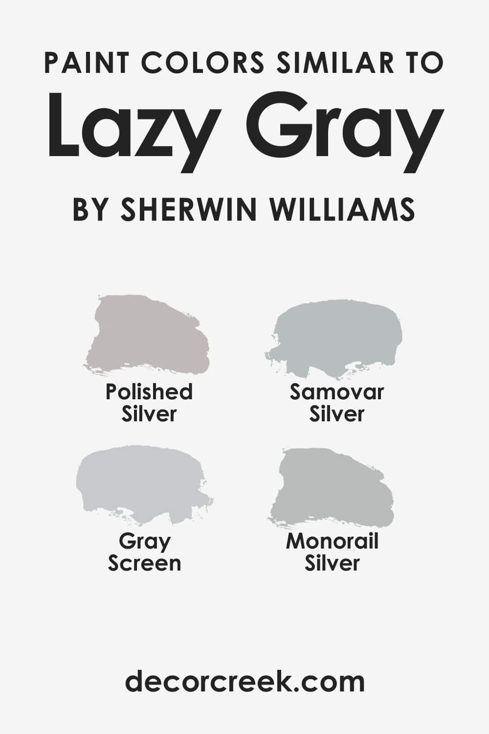 SW Lazy Gray Similar Colors