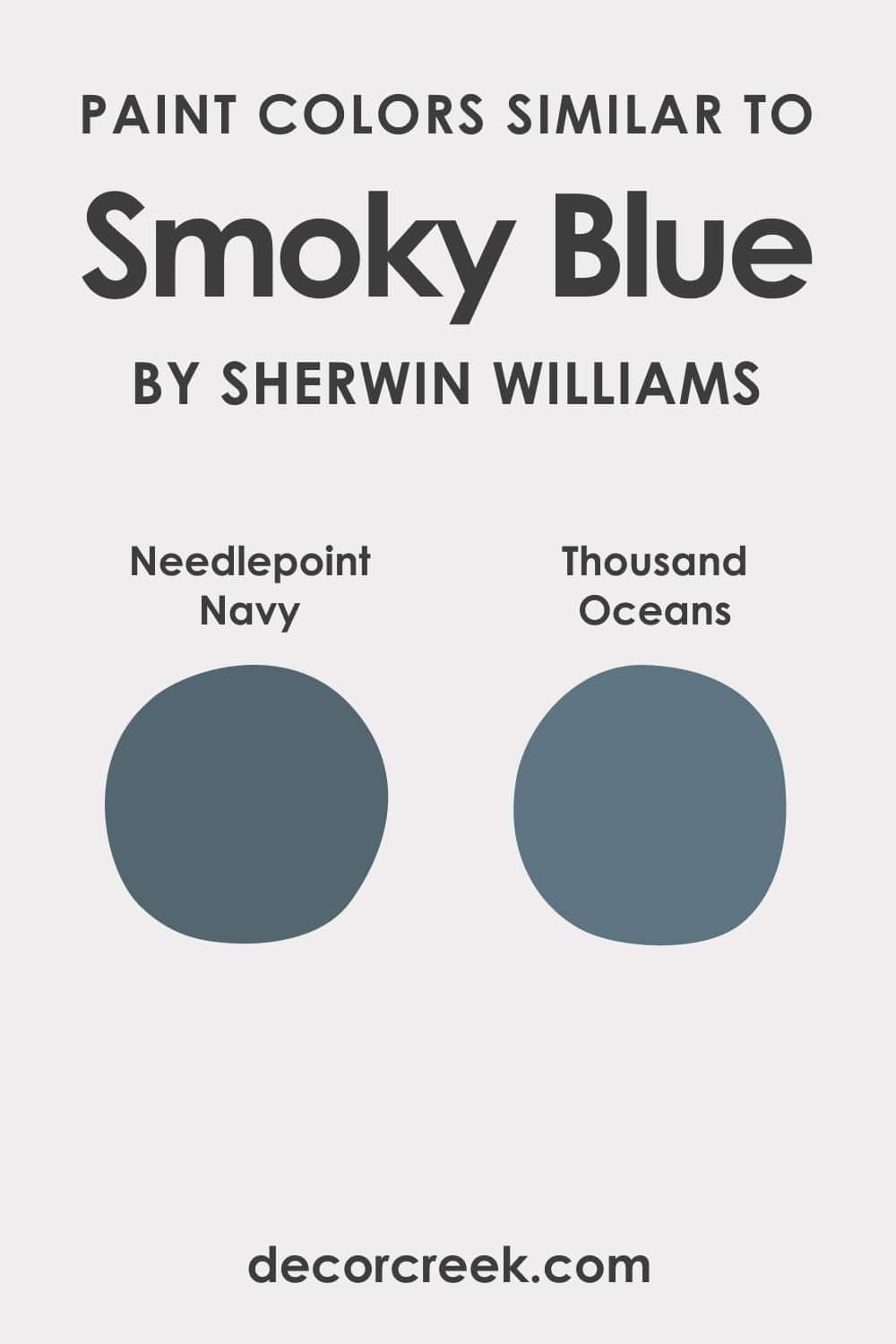 Similar Colors to Use Instead of SW Smoky Blue