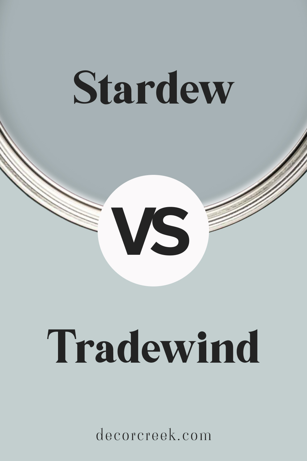 Sherwin Williams Tradewind SW 6218 vs Stardew SW 9138