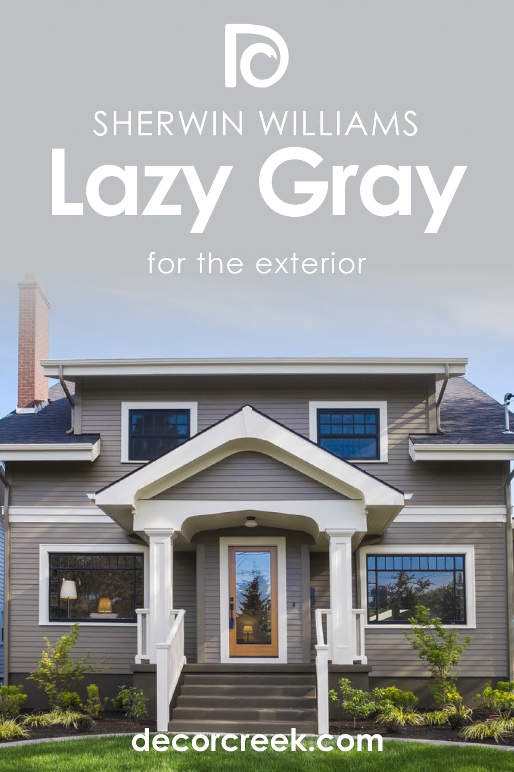 Lazy Gray SW-6254  for the Exterior Use