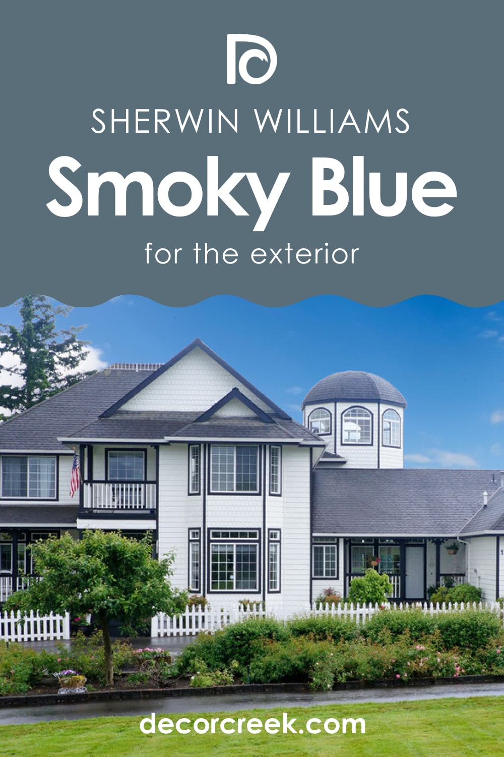 Smoky Blue SW-7604 for the Exterior Use