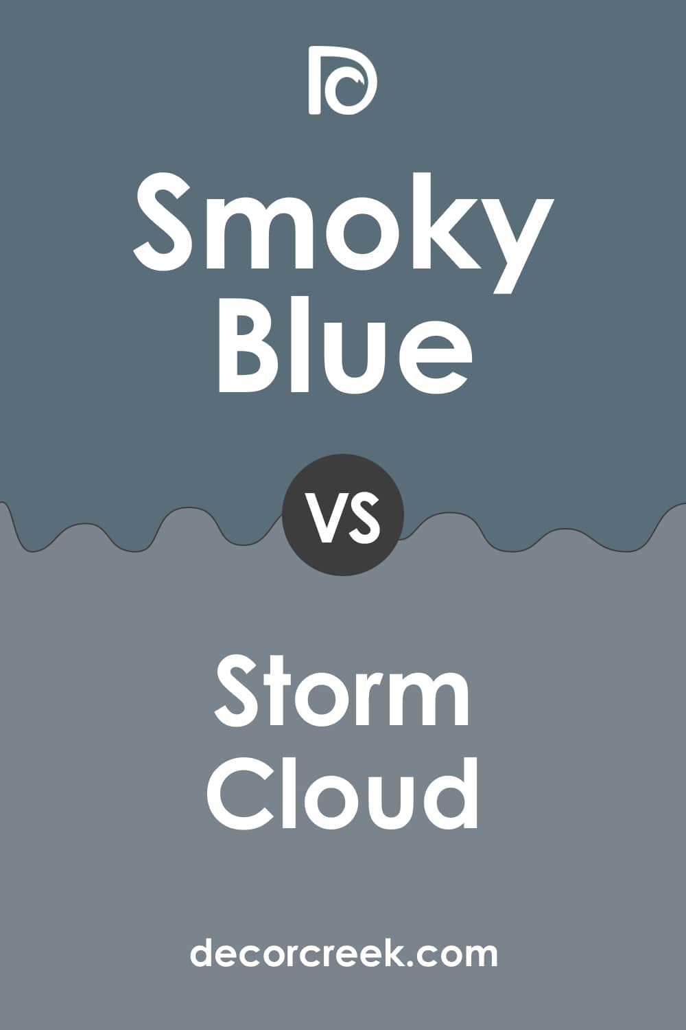 Smoky Blue vs. Storm Cloud