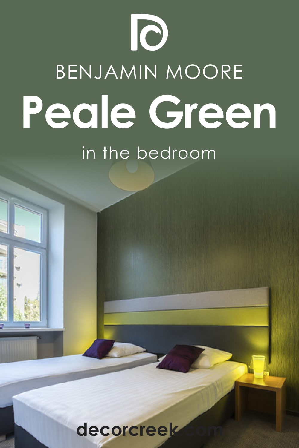 Peale Green HC-121 in a Bedroom