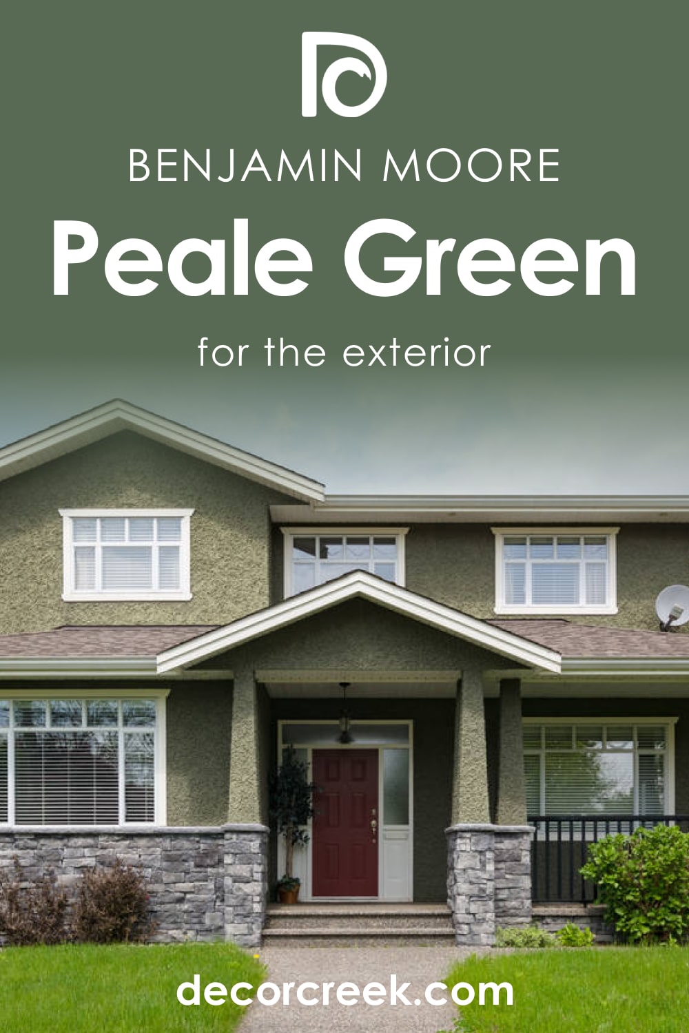 Peale Green HC-121 for the Exterior Walls