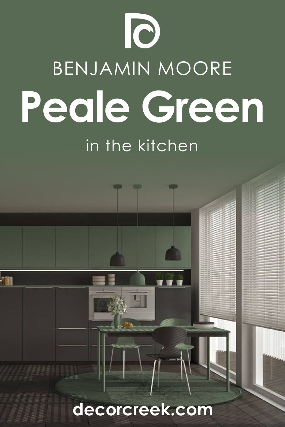 Peale Green HC-121 in Kitchen