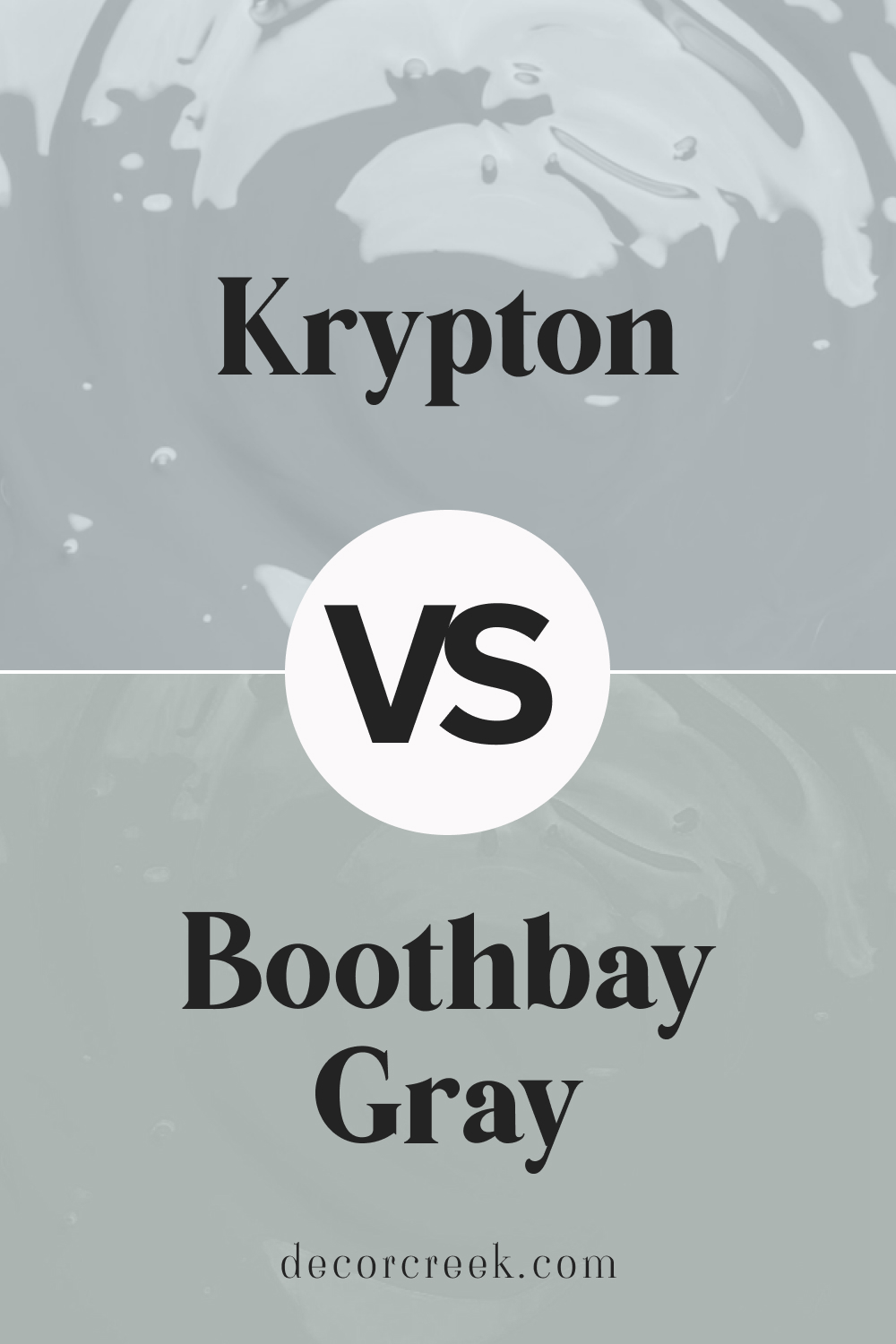 Boothbay Gray HC-165 by Benjamin Moore vs Krypton SW 6247 by Sherwin Williams