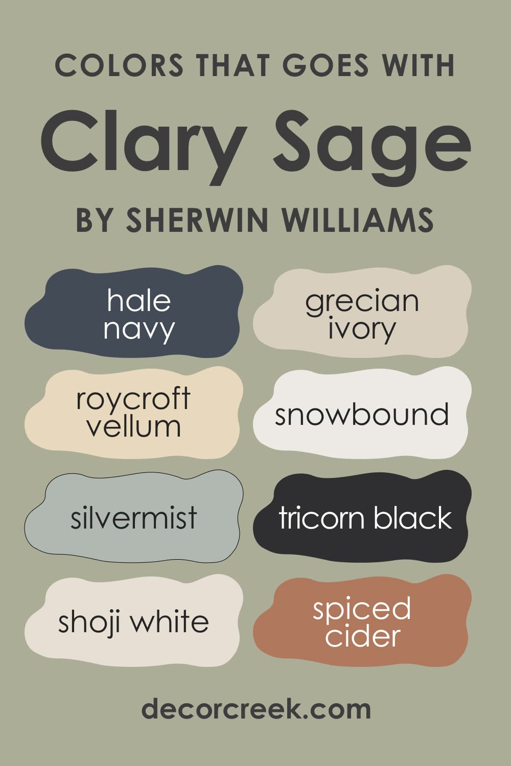 Colors That Go With Clary Sage SW-6178 Best of All